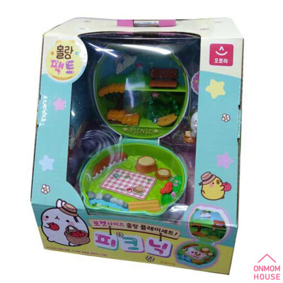 Molang] Picnic Figure Pact Korea Toy Role Play | eBay