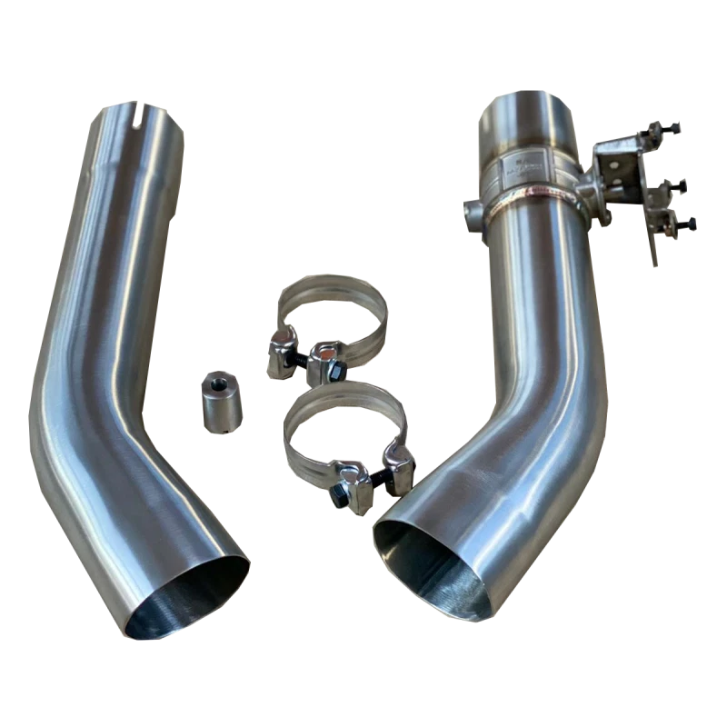 Mercedes-Benz CLA45 AMG Ajuste Directo Turbo Trasero 3" Válvula Acero Inoxidable Escape Foto 4 de 4