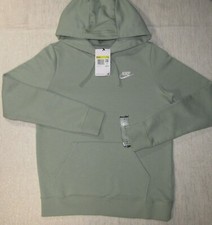 Women's Nike Sportswear Club Fleece Pullover Hoodie Sage Green Sz Small S 4-6