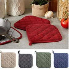 Multipurpose Cotton Pot Holders Cooking Square Potholders Heat Resistant Hot Pad