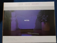 LED Memo Board, Note Board Soft Led Light USB Message With Pen- New