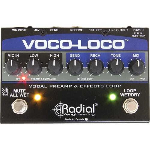 Radial Engineering Stage Control Voco-Loco Microphone Effects Loop & Switcher - Image 2 of 3