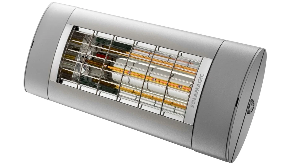 Chauffage infrarouge Chauffage rayonnant 1400 W Solamagic S1+ Titane IP44 - Photo 1/1