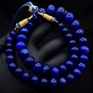 Sapphire Round Shape Single Strand 609 Cts Beaded Jewelery Necklace VK 28 E622