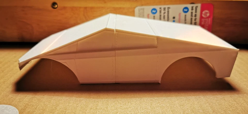 axial scx24 Tesla Cyber Truck Body 1/24 Scale Rc Crawler Body - Image 2 of 4