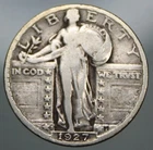 1927 S Standing Liberty Quarter - VG !!