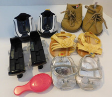 Lot of 5 BAB Shoes Build-a-Bear Boots, Sandals, Slippers, Sketchers &amp; skates