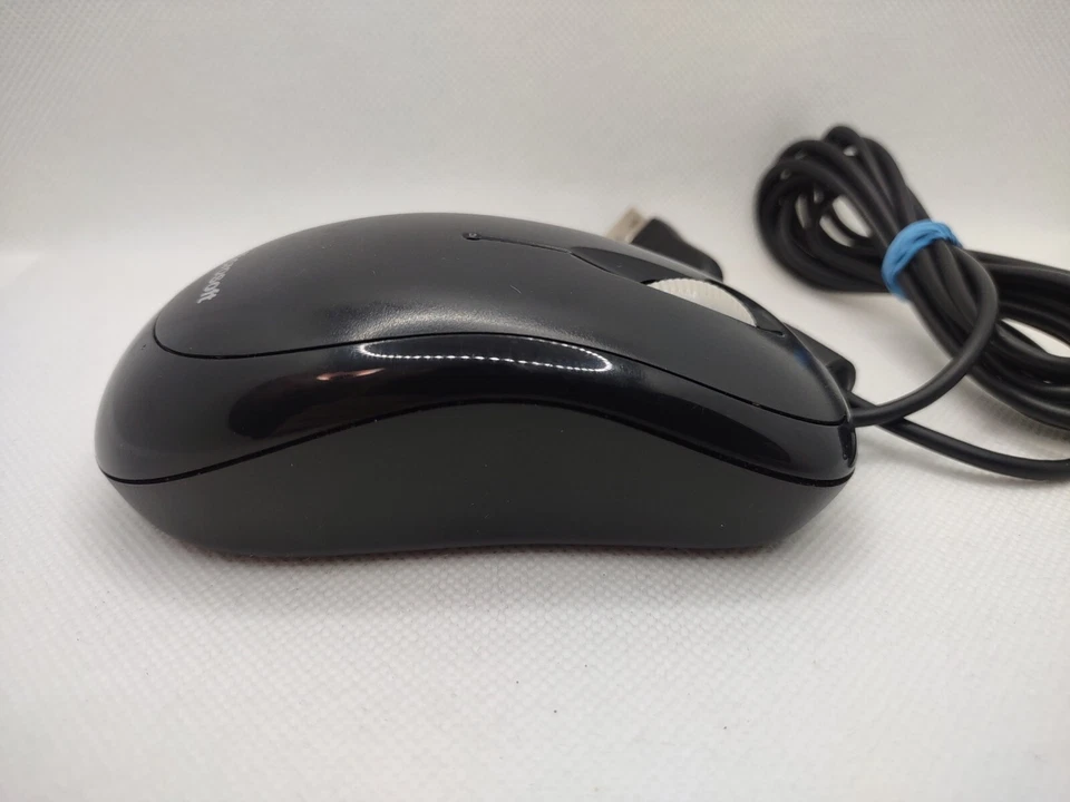 Microsoft Basic Optical Mouse V2.0 USB Wired Scroll Black Modle 1113  - Image 3 of 4