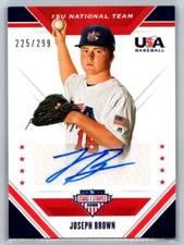 2020  Panini USA Stars & Stripes #15U-JB Joseph Brown Auto 225/299