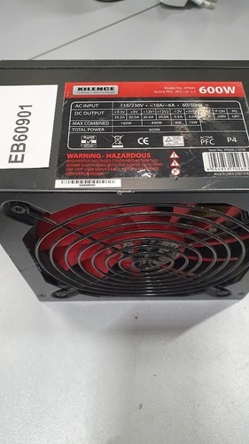 Xilence XP600 600W Power Supply Black Used Working Without Power Cord - 第 1/7 張圖片
