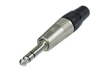 Lot of 3 Neutrik NP3C 3-Pole 1/4" Professional Phone Plug Nickel