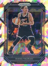 2023 Panini Prizm WNBA DIANA TAURASI #129 CRACKED ICE PRIZM MERCURY