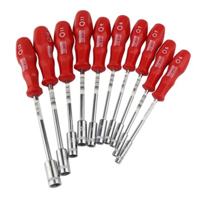 Vessel 4100 Power Socket Mutterndreher 10 Stück Set Sechskant 5mm-13mm Made i...