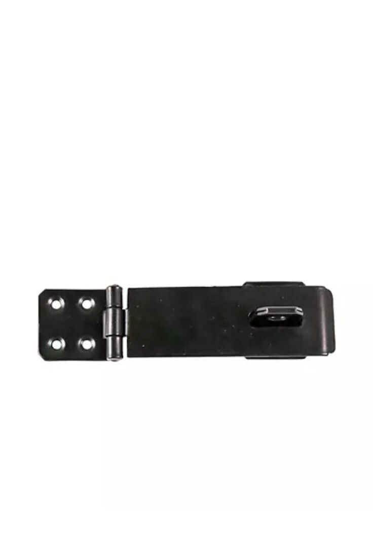 TIMCO Hasp & Staple Safety Pattern Black - 6"" | Pack of 1