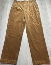 Vintage Polo Ralph Lauren Pants Men 38 Tan Corduroy Wide Wale Preppy Y2K Andrew