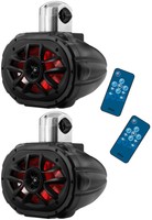 2) Boss Mrwt69rgb 6x9 1200w 4-way Marine Boat Waketower Led Rgb Speakers Black on sale 2) Boss Mrwt69rgb 6x9 1200w 4-way Marine Boat Waketower Led Rgb Speakers Black on sale