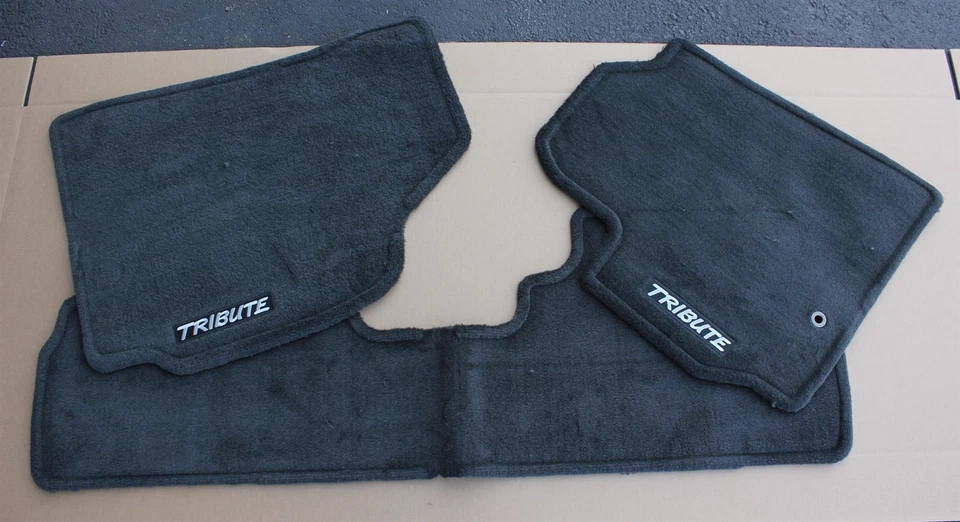 Alfombrillas alfombrillas negras originales Mazda Tribute 2008-2011 OEM Foto 2 de 4