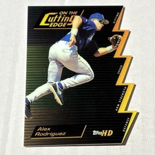 2000 Topps HD On the Cutting Edge Alex Rodriguez #CE9