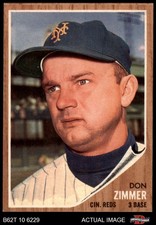 1962 Topps #478 Don Zimmer Reds Pictured in Mets Uniform 8 - NM/MT
