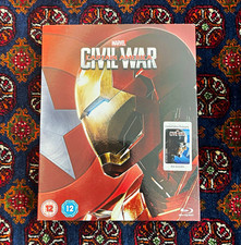 Marvel Captain America: Civil War Blu-ray 2016 12A/12 1080p Bonus Content