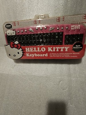 Hello Kitty USB Keyboard Spill Resistant New
