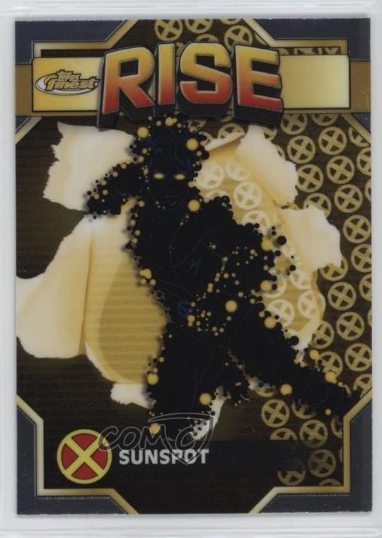 2025 Topps Finest X-Men '97 Rare Gold Sunspot #82 0c6