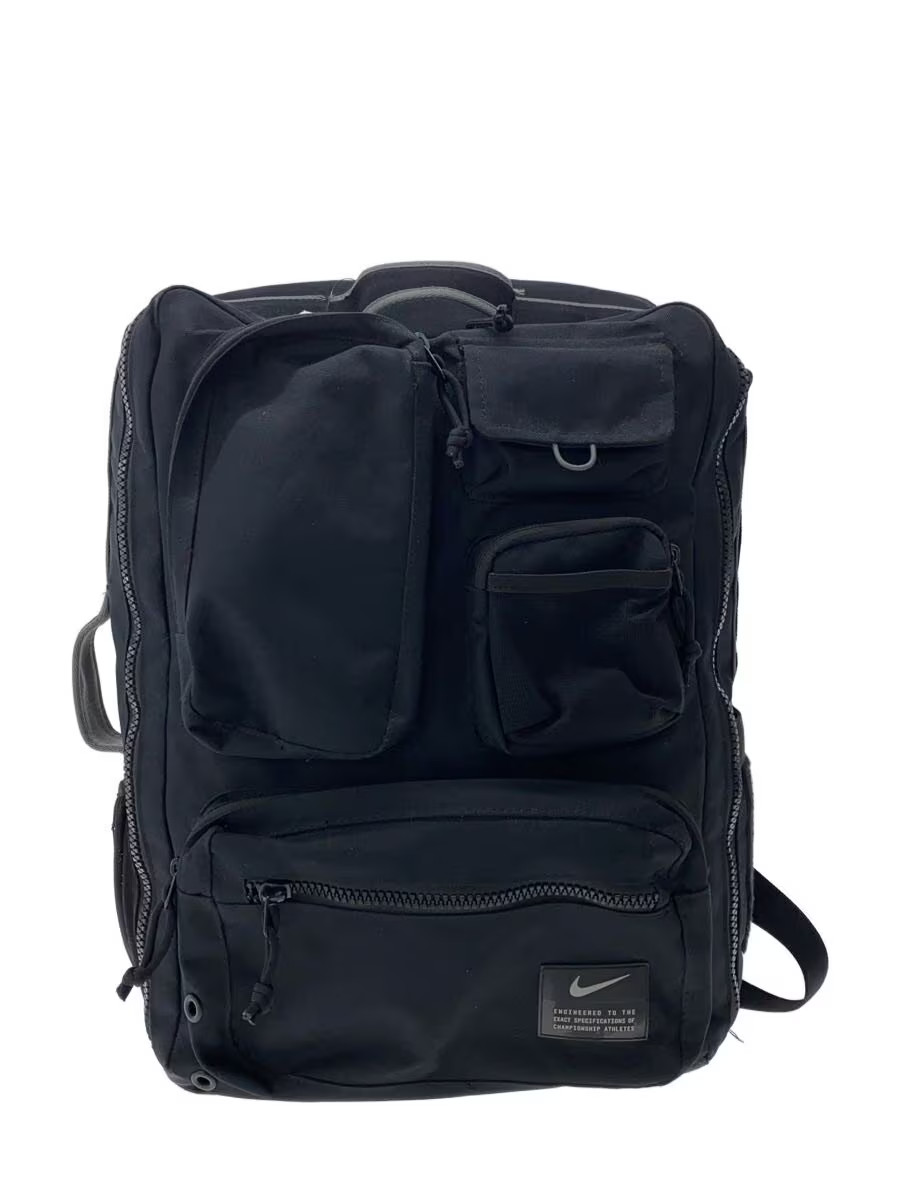 NIKE Utility Elite Training Backpack, Polyester, Black, Solid