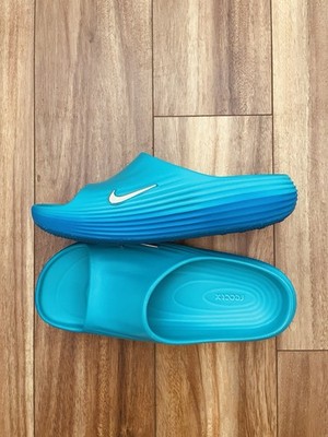 Size 11 - Nike Reactx Rejuven8 Slide Dusty Cactus Game Royal Slide (HV4479-300)