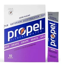 EXCKICKS Propel Hydration Powder Packets – 10 Count (Pack of 1) | Electrolytes +