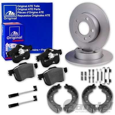 ATE BREMSSCHEIBEN + BELÄGE + HANDBREMSE HINTEN für MERCEDES VITO VIANO W639