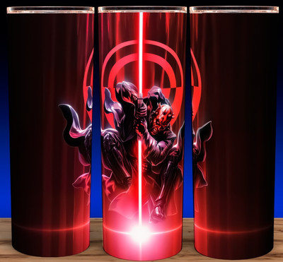 Star Wars Darth Maul with Dual Lightsaber Staff - Sith Cup Mug Tumbler 20oz