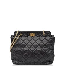 Chanel 2.55 Tote Bag Black Calfskin gy020626b9 