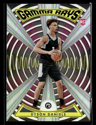 2022 Panini Chronicles Draft Picks #ZG-DDA Dyson Daniels Gamma Rays card