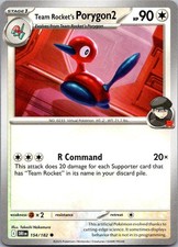2025 Team Rocket's Porygon2 154/182 Common Destined Rivals Pokemon