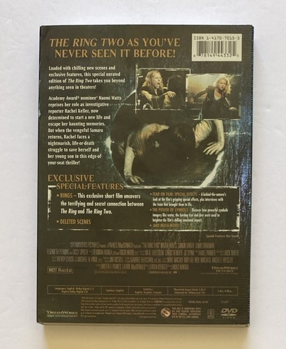 Ring 2 (DVD, 2005, Unrated Edition, Widescreen) With Slipcover - Picture 2 of 4