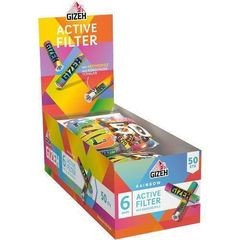 10 x Beutel GIZEH RAINBOW ACTIVE 500 FILTER