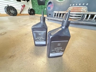 (2) genuine Mazda Hypoid Gear Oil SG1 SAE 75W-85 000077SG1QT same as dealer