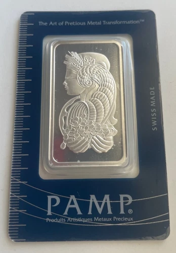 PAMP Suisse Swiss 1oz .999 Fine Silver Bullion Bar