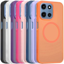 For Moto G Play 2026 Case Magnetic Translucent TPU Frame Acrylic Back Cover