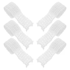 6 Rolls Elastic Cotton Meat Netting Roll Ham Sock Sausage Net for Home