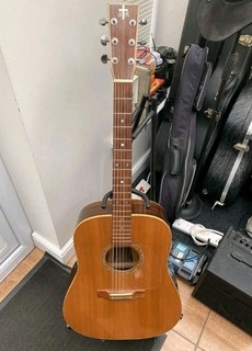 Luthier Tommy Taylor Hand Built Solid Rock Acoustic Guitar