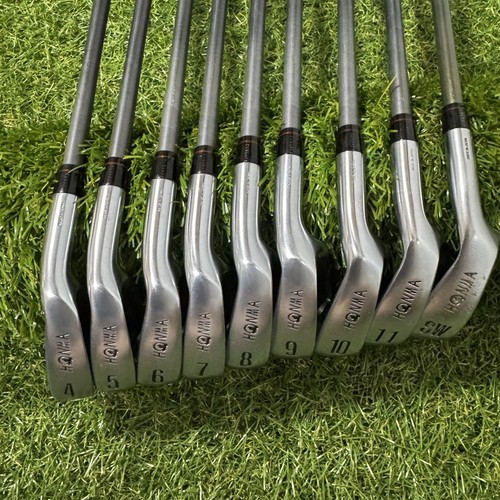 Honma LB-280 Iron Set 9pcs 4-11,SW Original Carbon Flex R 3-star/4-star(sw) - Picture 11 of 15