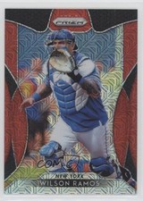 2019 Panini Prizm Tier II Red Mojo Prizm 118/299 Wilson Ramos #108 0q3