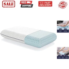 Gel Memory Foam Pillow - Standard Size - 1-Pack - Medium Plush Feel - Neck an...