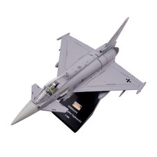 1:100 Germany Luftwaffe Fighter European EF2000 Simulation Alloy Aircraft Model