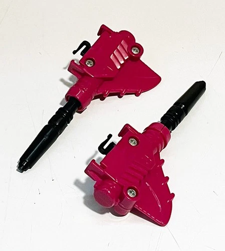 Transformers G1 Pretender Roadgrabber Right And Left LASER Accessory Part Weapon