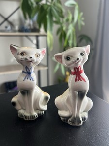 Vintage Cat Salt and Pepper Shakers Japan | eBay