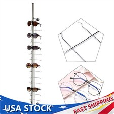 10 Pcs Aluminium Lockable Eyewear Eyeglasses Sunglasses Display Rod Frame Rack