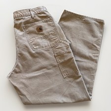 Carhartt B11 Pants Mens 34 x 31 Original Loose Fit Vintage Workwear Brown