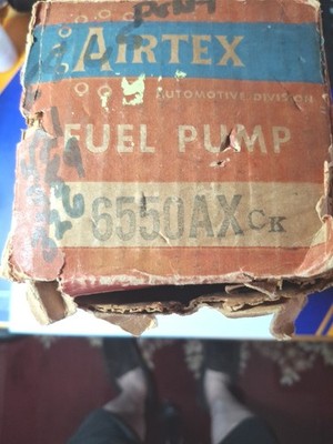AIRTEX MECHANICL FUEL PUMP #6550AX. REMANUFACTURED.